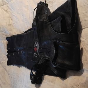 I K Leather Chaps Lined Women's Size S
